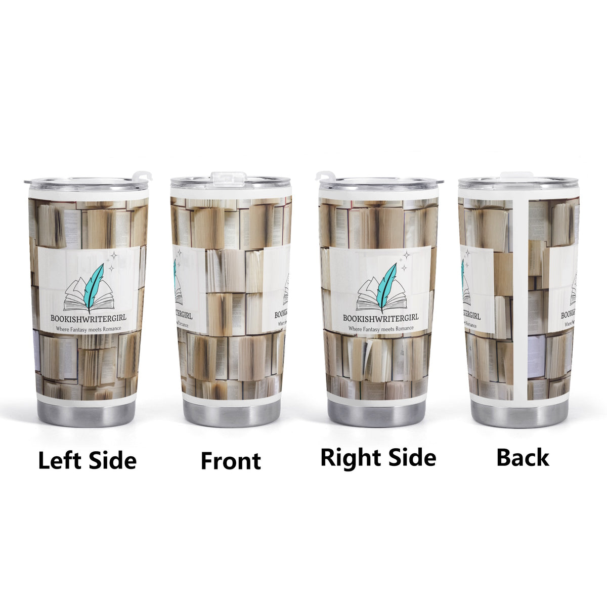 Bookish Car Cup