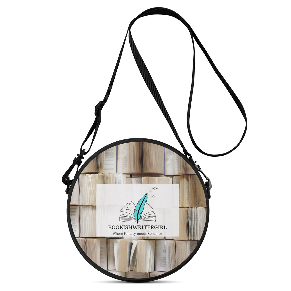 Bookish Round Purse