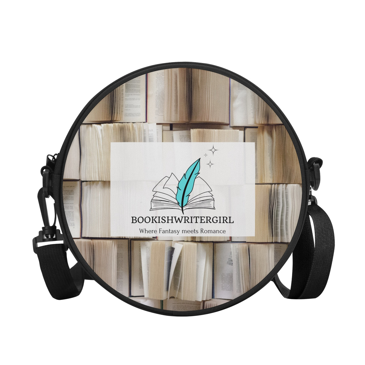Bookish Round Purse